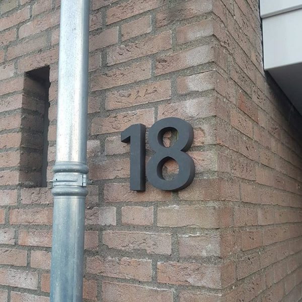 Huisnummer modern 0 t/m 9