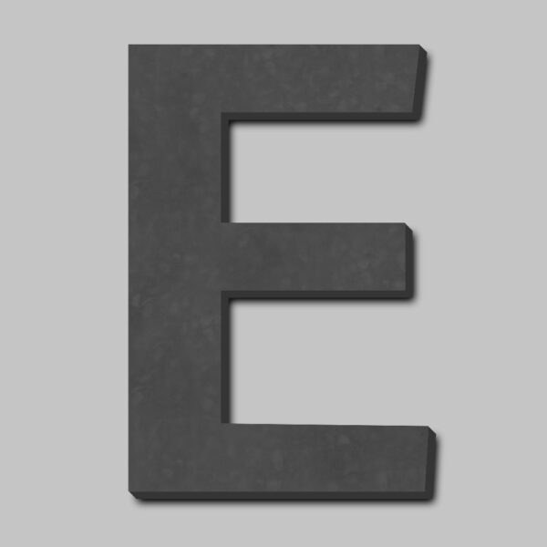 Letter E 3D