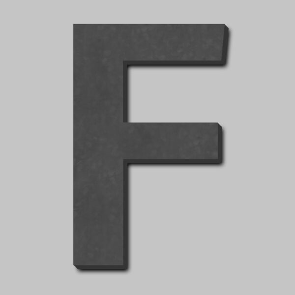 Letter F 3D