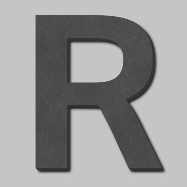 Letter R 3D