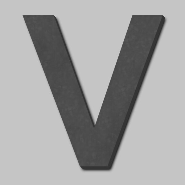 Letter V 3D