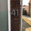 Cijfer 1 (een) huisnummer 3D 170 mm
