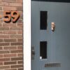 Cijfer 5 (vijf) huisnummer cortenstaal