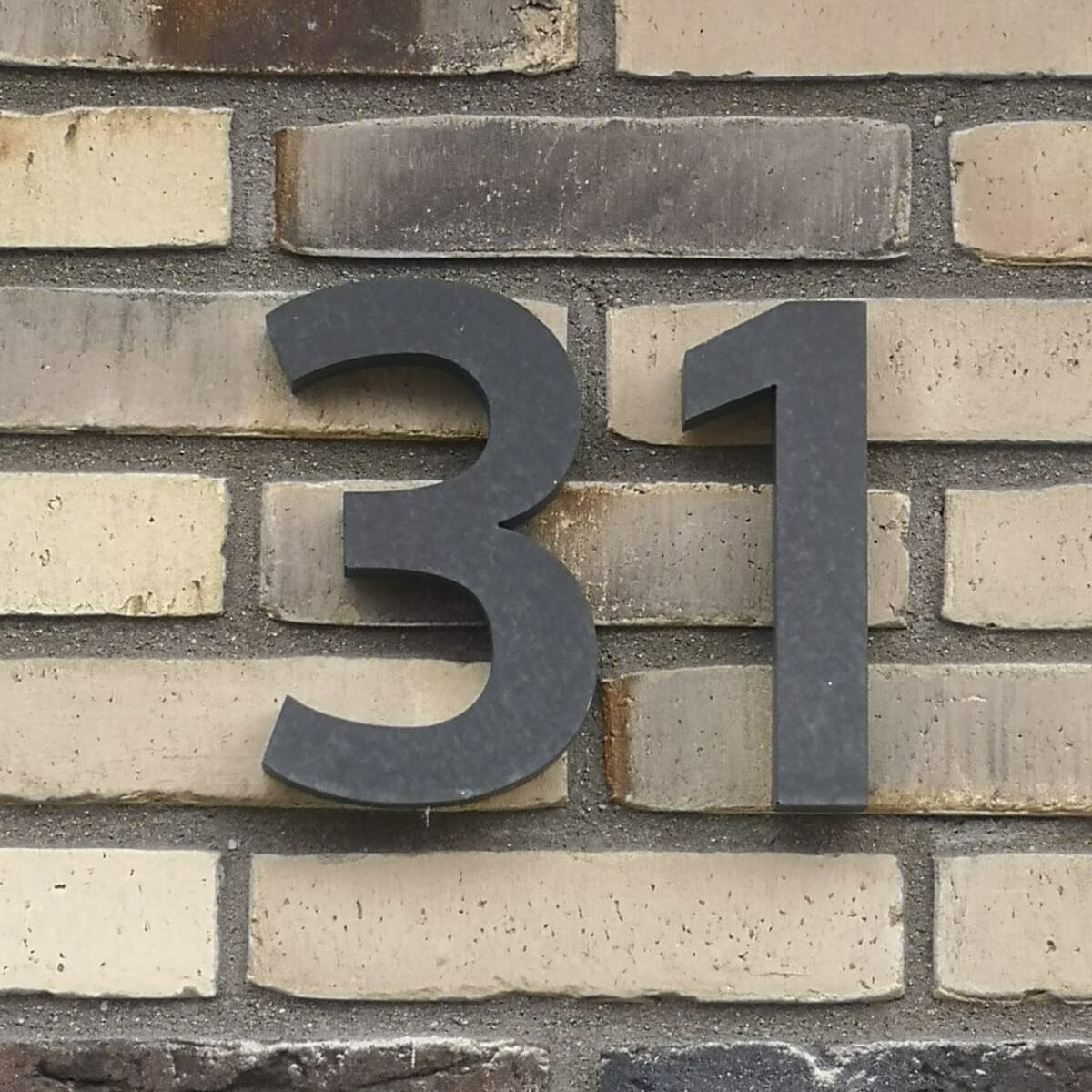 Cijfer 3 (drie) huisnummer 3D 170 mm